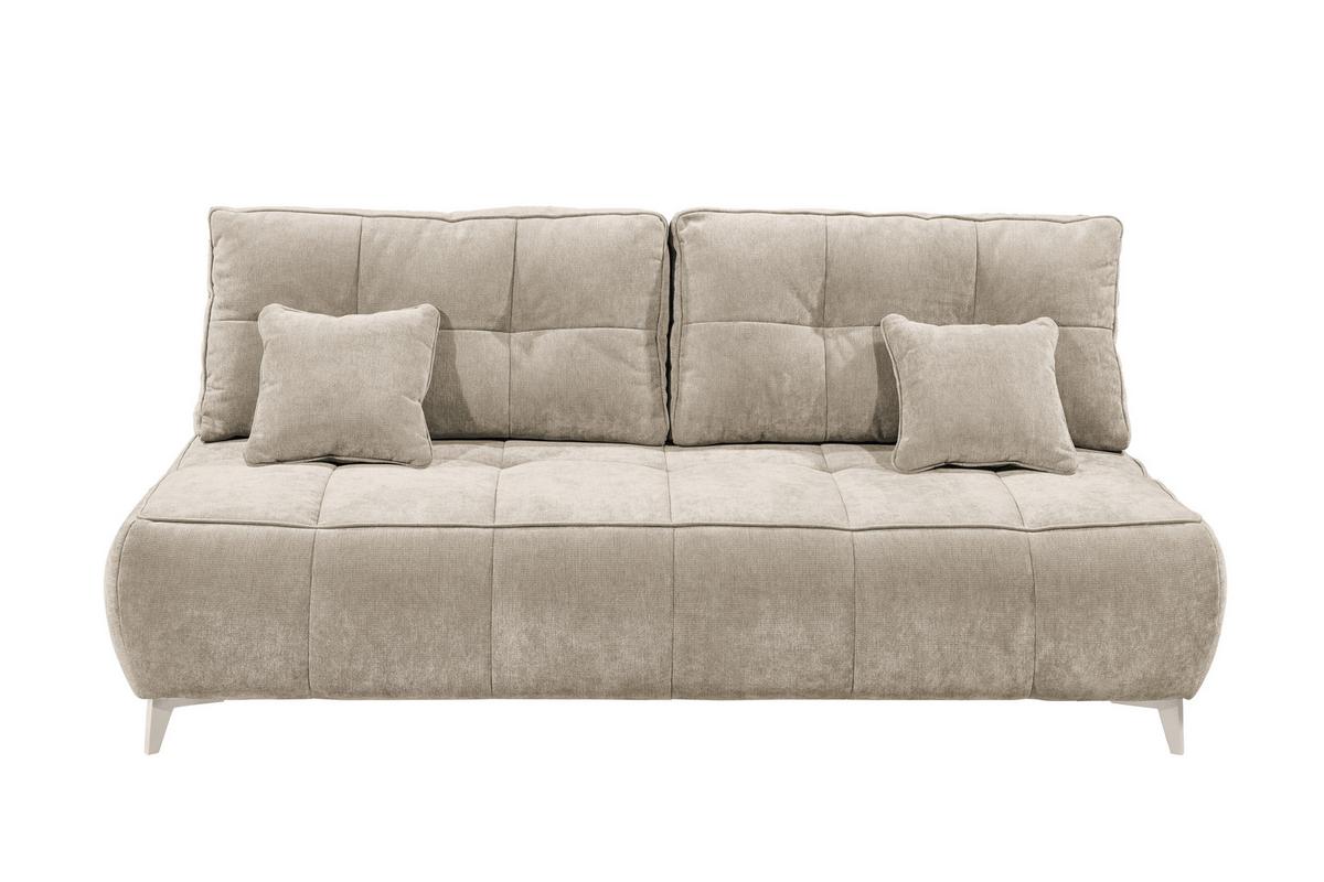 Schlafsofa Elisa Beige, Schlaffunktion - Kaschmir/Beige, MODERN, Textil (215/96/106cm) - MID.YOU
