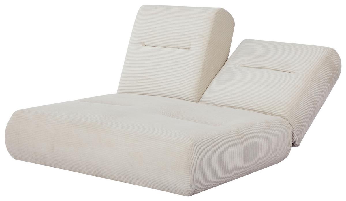 Schlafsofa Luna Beige B: 159 cm - Beige, Design, Textil (159/88/160cm) - Livetastic