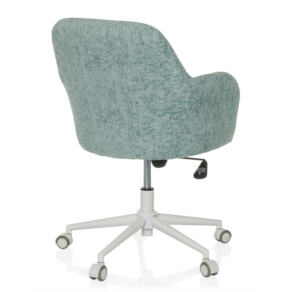 Drehstuhl Solao Home Mintgrau B: 58 cm - Mintgrau/Weiß, MODERN, Textil/Metall (58/78/60cm) - MID.YOU