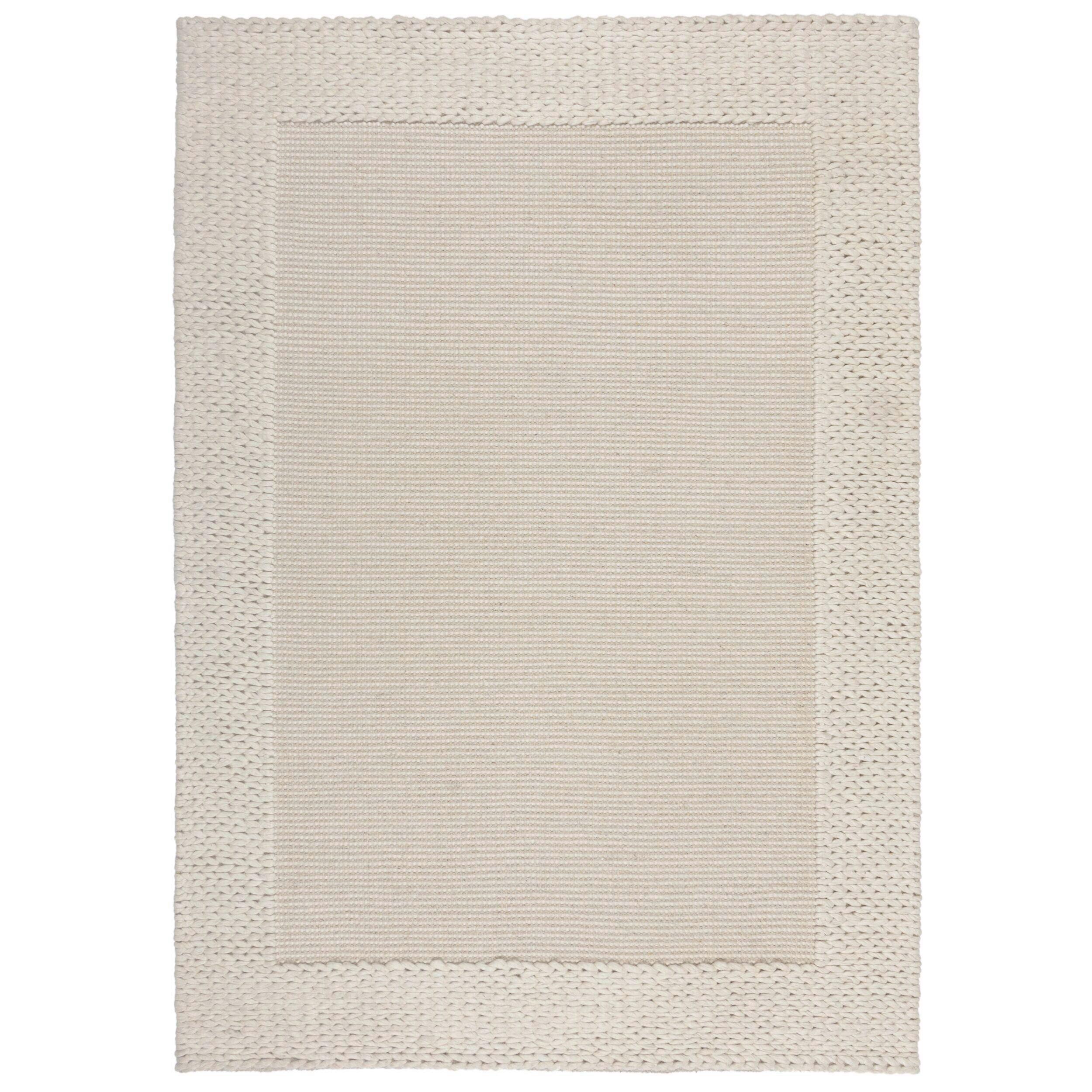Wollteppich 503119373475 - Creme, Basics, Textil (120/170cm)