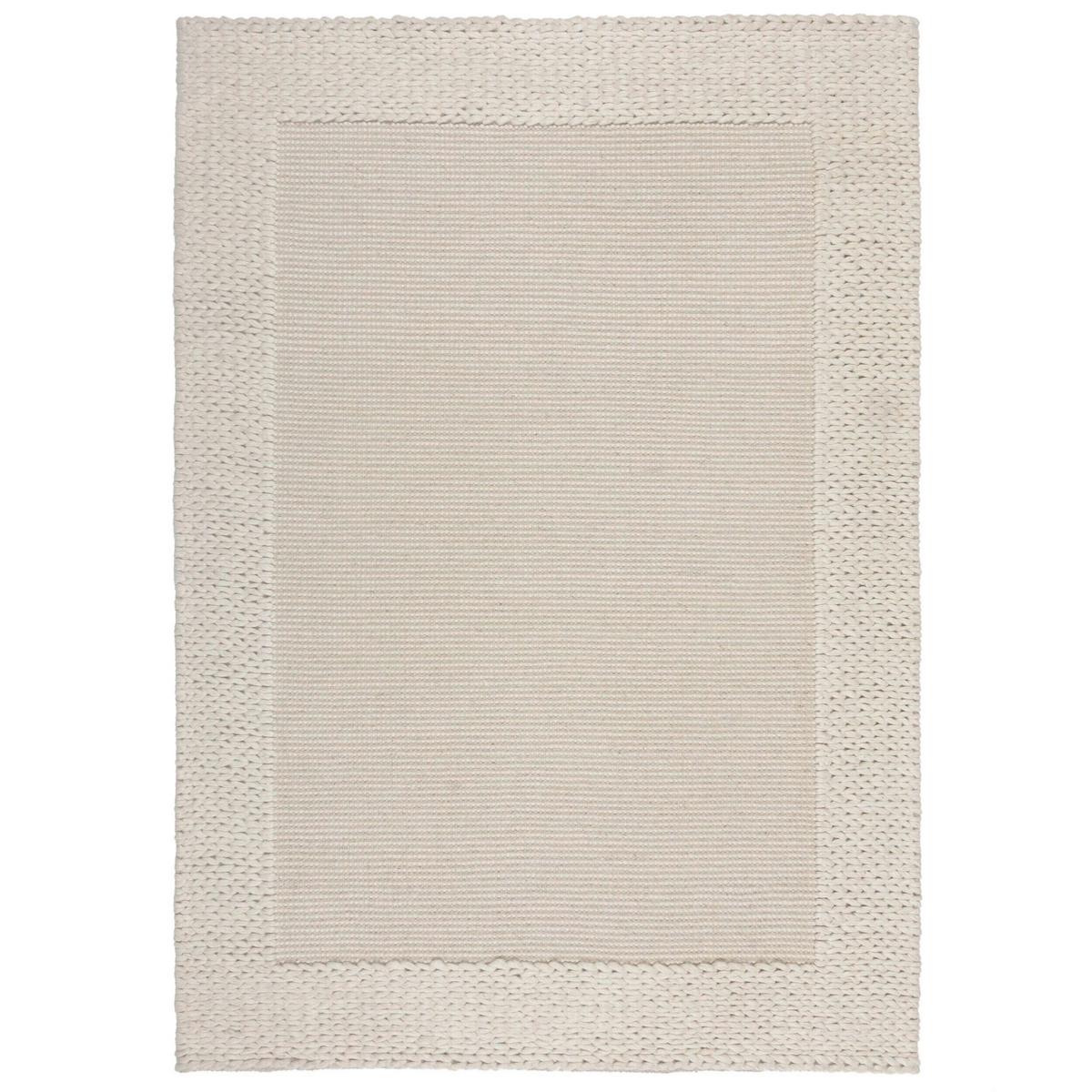 Wollteppich 503119373475 - Creme, Basics, Textil (120/170cm)