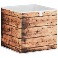 ÚLOŽNÝ BOX POPPI 4 - přírodní barvy, karton/textil (32/32/32cm) - Mömax
