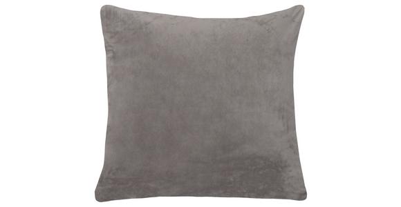 Kissenhülle Uta - Türkis/Taupe, KONVENTIONELL, Textil (40/40cm) - Ondega