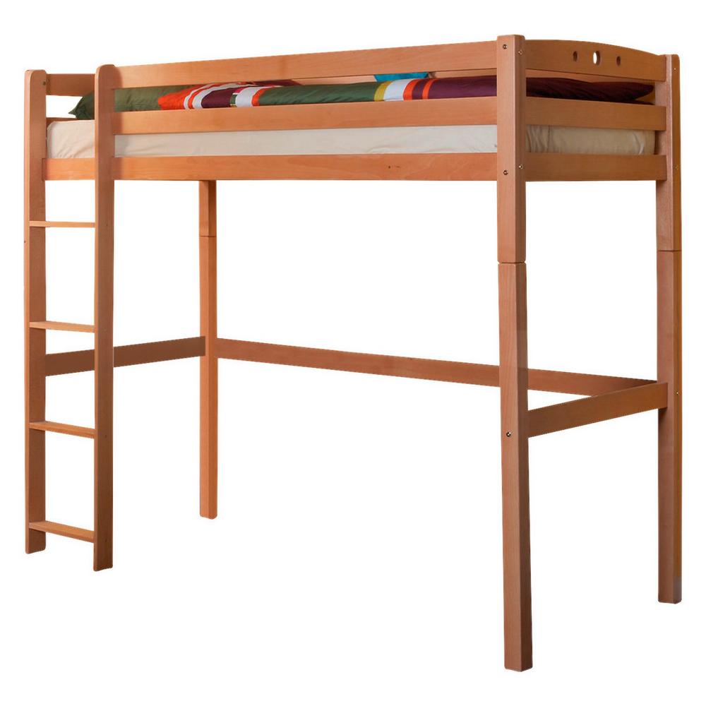 Vyvýšená posteľ TOLLY R prírodná