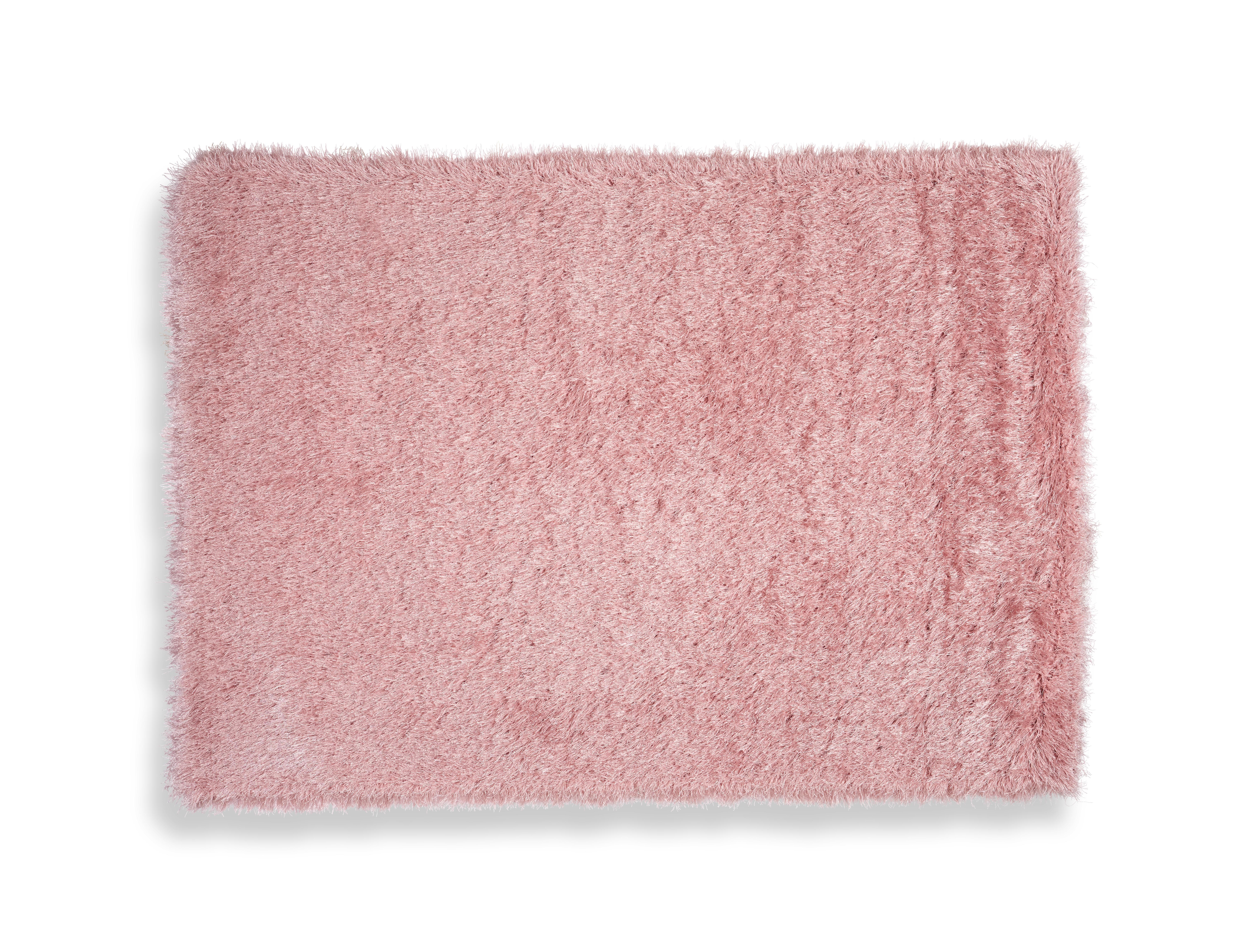 Shaggy Szőnyeg Glossy - Rózsaszín, Basics, Textil (80/150cm) - Luca Bessoni