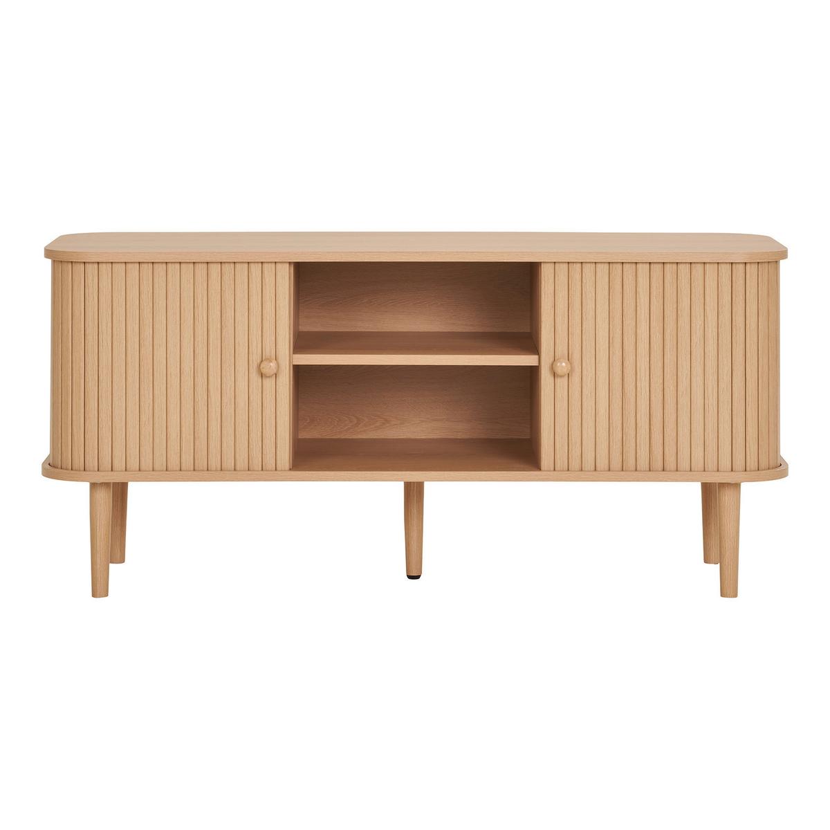 Lowboard Nikko Echtholz Kiefer B: 113cm - Naturfarben, Design, Holz/Holzwerkstoff (113/51,5/40cm) - MID.YOU
