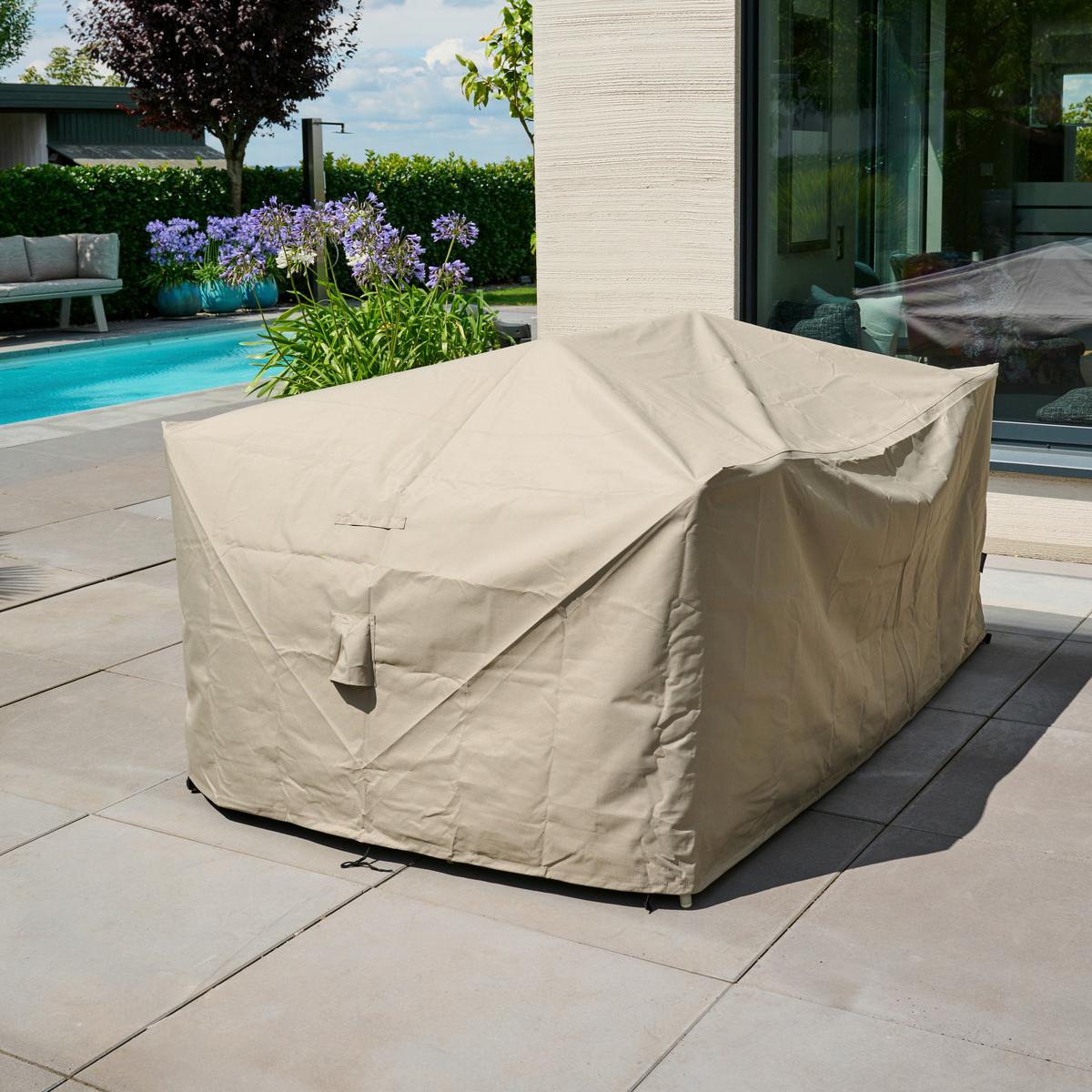 Schutzhülle Plus Sitzgruppen Schutzhülle - Beige, MODERN, Kunststoff (150/100/280cm) - Siena Garden