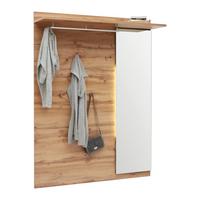 ŠATNÍ PANEL FUNNY M -EXKLUSIV- - barvy dubu/dub wotan, Konvenční, kompozitní dřevo/sklo (126/163/30cm) - Mömax