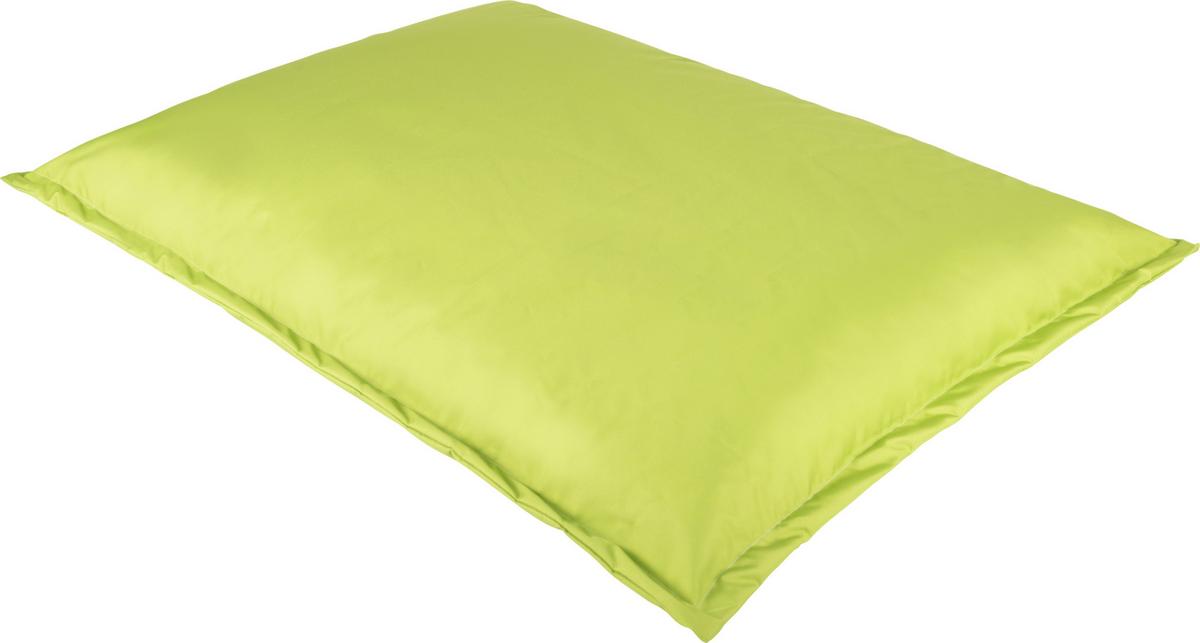 Sitzsack Outdoor XL Grün, 170x130 cm - Weiß/Grün, Basics, Textil (170/130/40cm) - Ondega