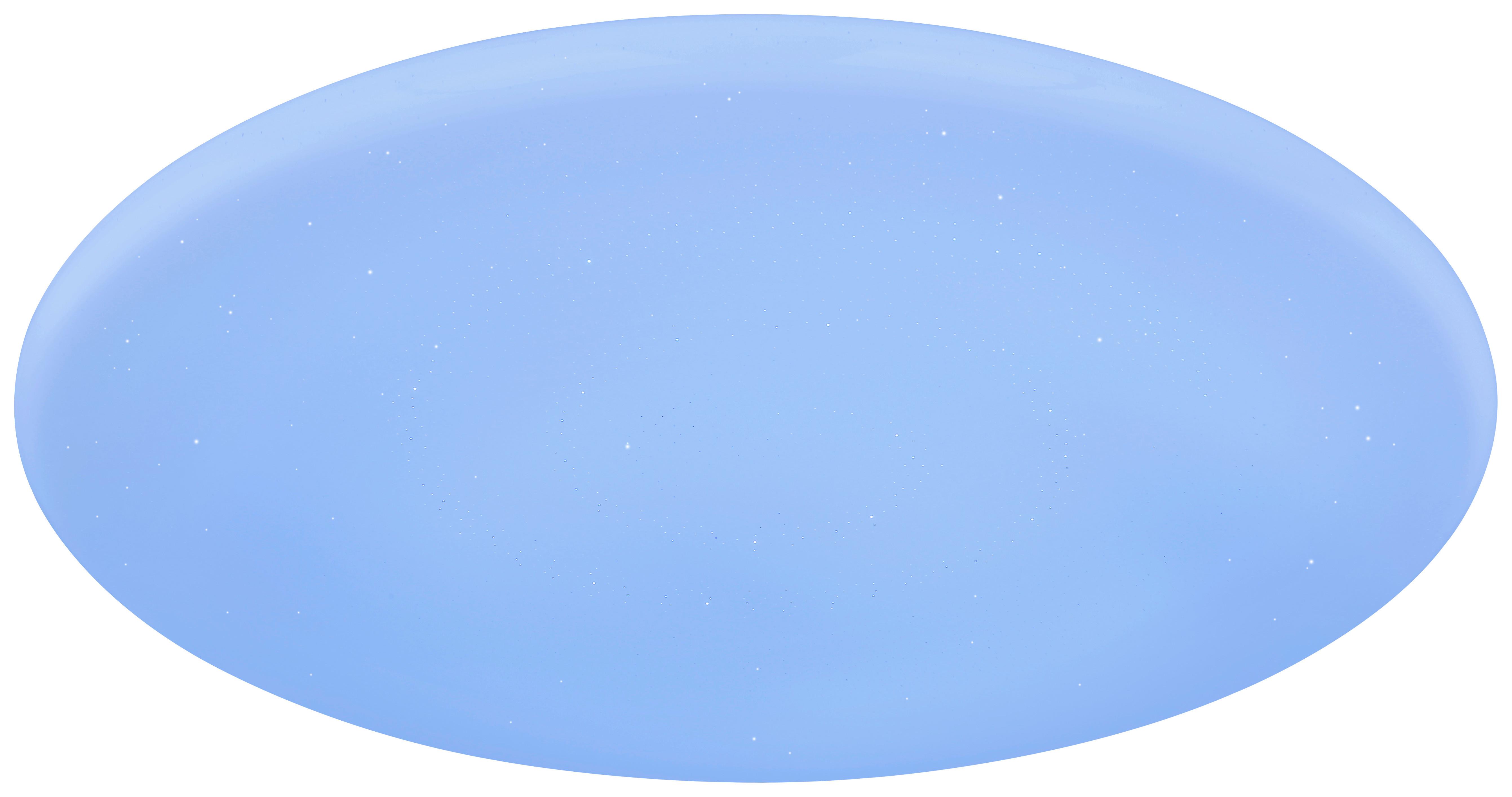 Led-deckenleuchte Rena Ø 70 Cm Mit Smartphone-Steuerung - Opal/Weiß, Basics, Kunststoff/Metall (70/8cm) - Globo