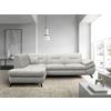 Ecksofa Imo Beige 201x274 Cm - Beige/Schwarz, Design, Textil (201/274cm) - MID.YOU