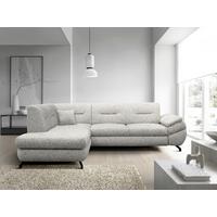 Ecksofa Imo Beige 201x274 cm - Beige/Schwarz, Design, Textil (201/274cm) - MID.YOU