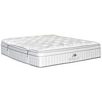 Taschenfederkernmatratze Biblos 200x200 Cm H3 H: 40 Cm - Weiß/Grau, Basics, Textil (200/200cm) - Livetastic