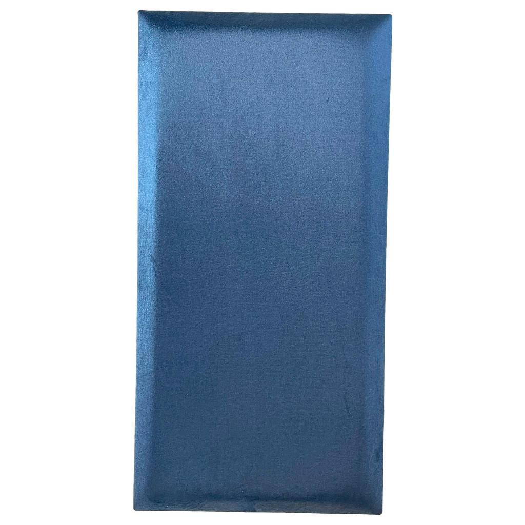 Polsterpaneel 2er-Set 60x30 cm rechteckig, Dunkelblau