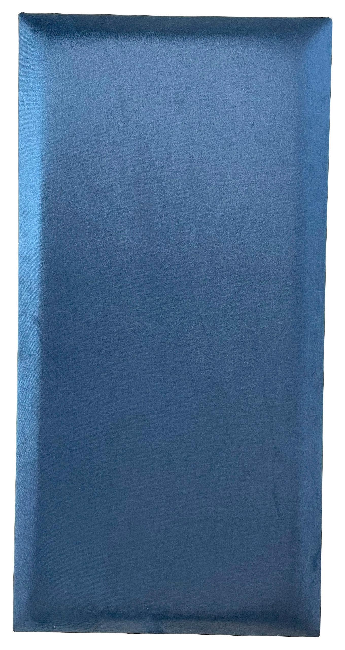 Wandpolster 2er-set 60x30 Cm Rechteckig, Dunkelblau