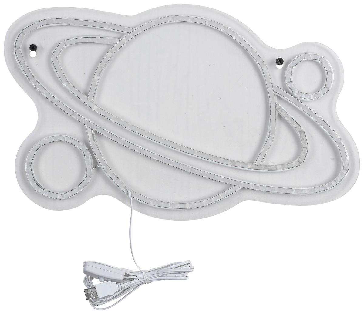 DEKORAČNÍ LED SVÍTIDLO ERDIO - bílá/průhledné, Moderní, plast (40/26/1cm) - Mömax