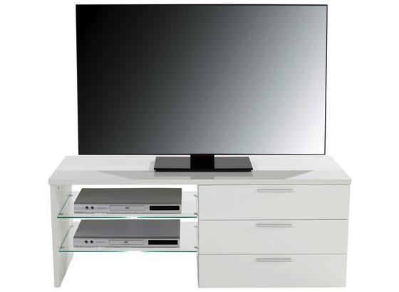 Tv Stolík Merlin Ii - biela, Moderný, kompozitné drevo (118,4/47/39,6cm) Tv Stolík Merlin Ii - biela, Moderný, kompozitné drevo (118,4/47/39,6cm)