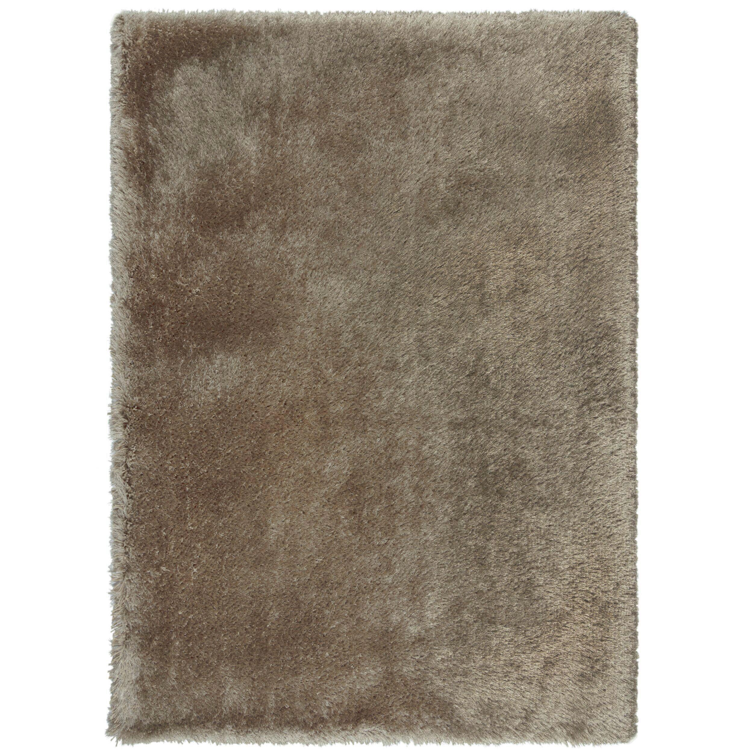 Shaggy Pearl Teppich Braun 120x170 - Beige/Mokka, Basics, Textil (120/170cm)