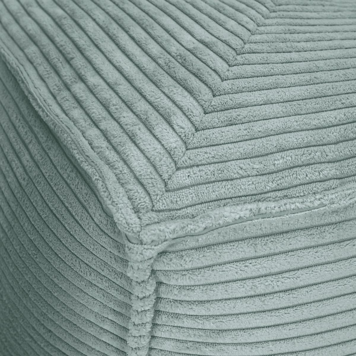 HOCKER Gimba, Olivgrün D: 65 cm - Mintgrün, KONVENTIONELL, Textil (65/45/65cm) - MID.YOU
