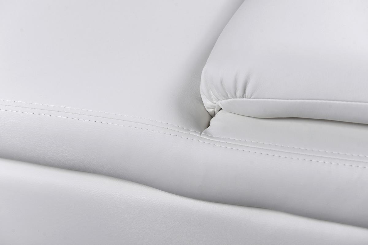 3-Sitzer-Sofa Jovanna, Weiß B: 218 cm - Weiß/Grau, Design, Textil (218/78/88cm) - MID.YOU