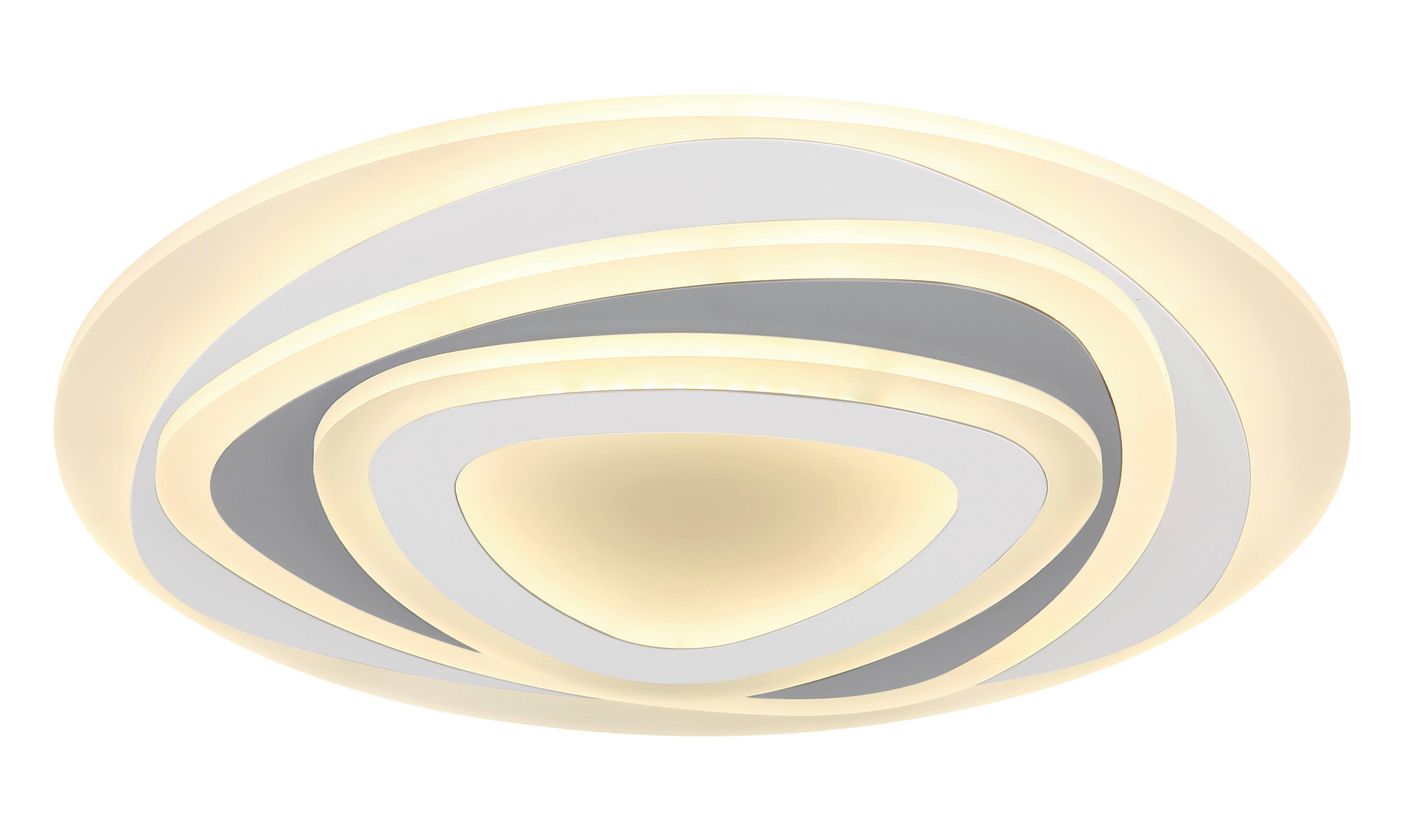 Led Mennyezeti Lámpa 48012-46 Sabatino - antracit/fehér, Design, műanyag/fém (50/6cm) - Globo