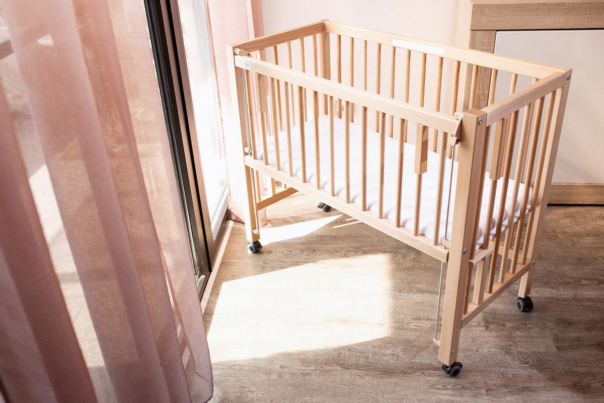 Beistellbett Tissi®maxi - Buchefarben, Basics, Holz/Kunststoff (94/56/94cm) - tiSsi