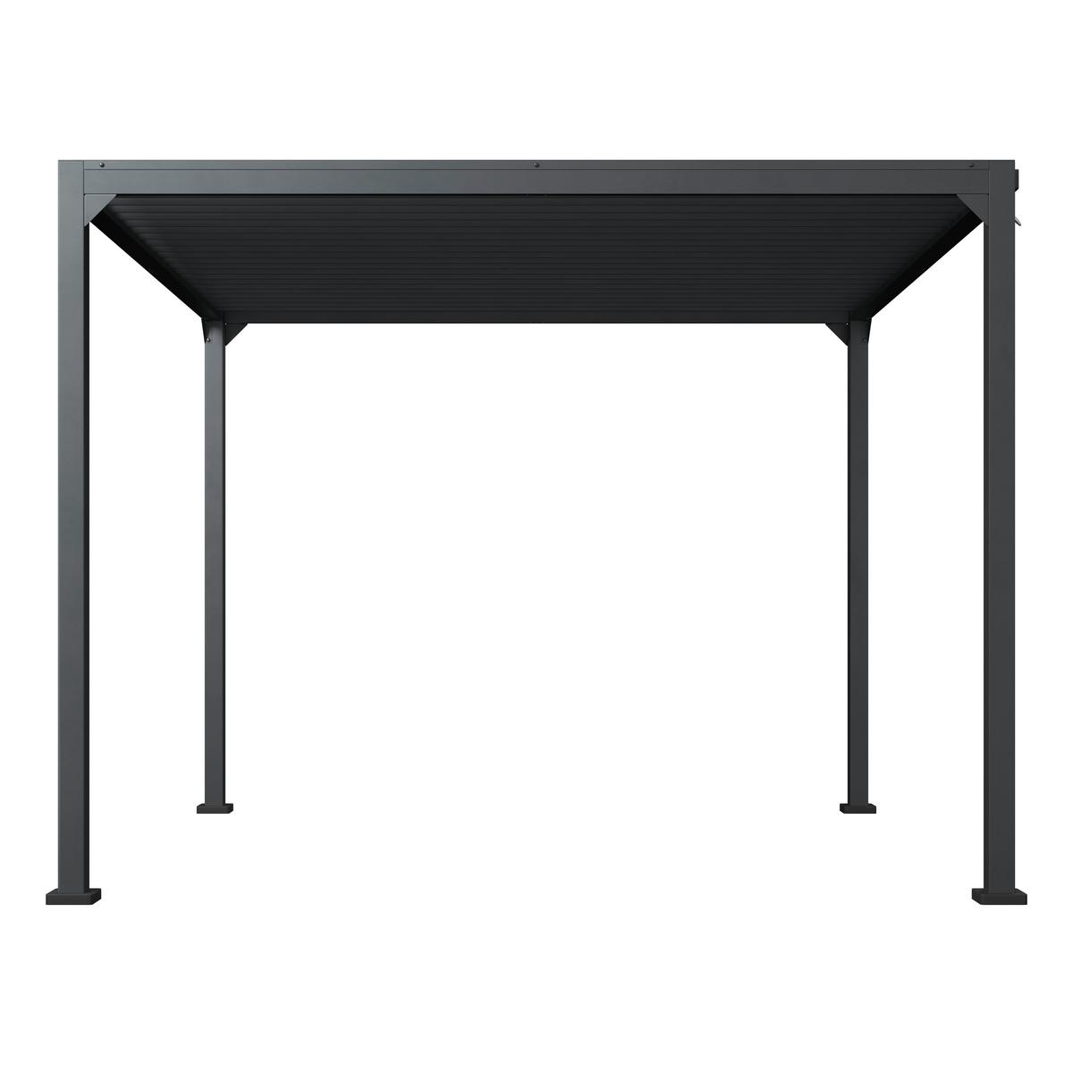 PAVILÓN SUNNY - antracitová, Modern, kov (300/300/277cm) - Mömax