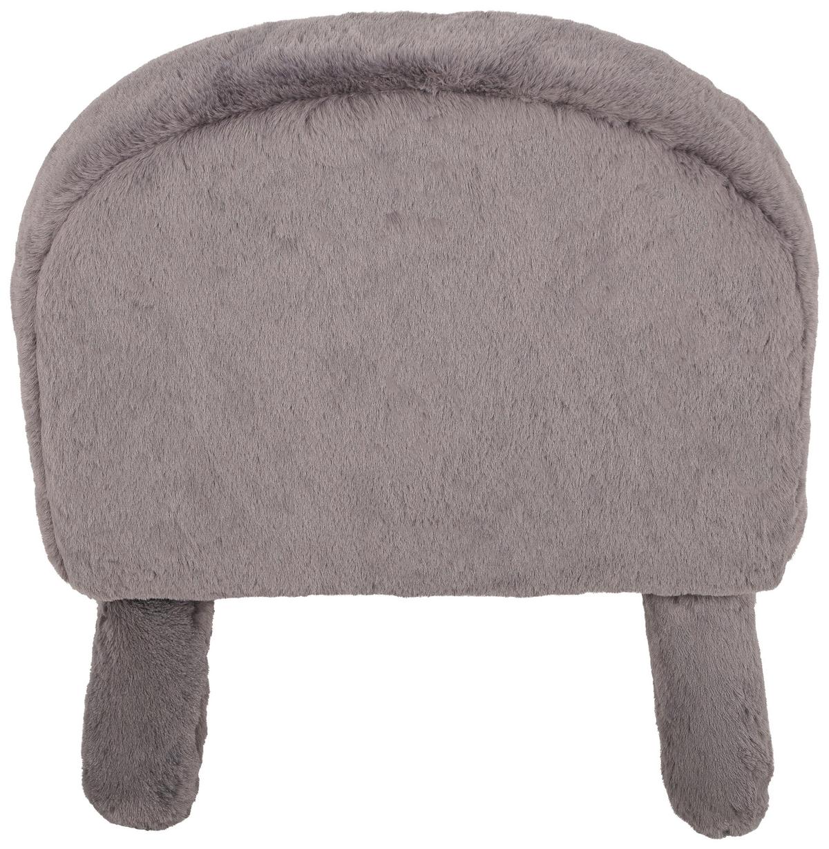 Dětská čalouněná židle CORTO potah šedý - šedá, Moderní, dřevo/textil (39/48/44cm) - Mömax