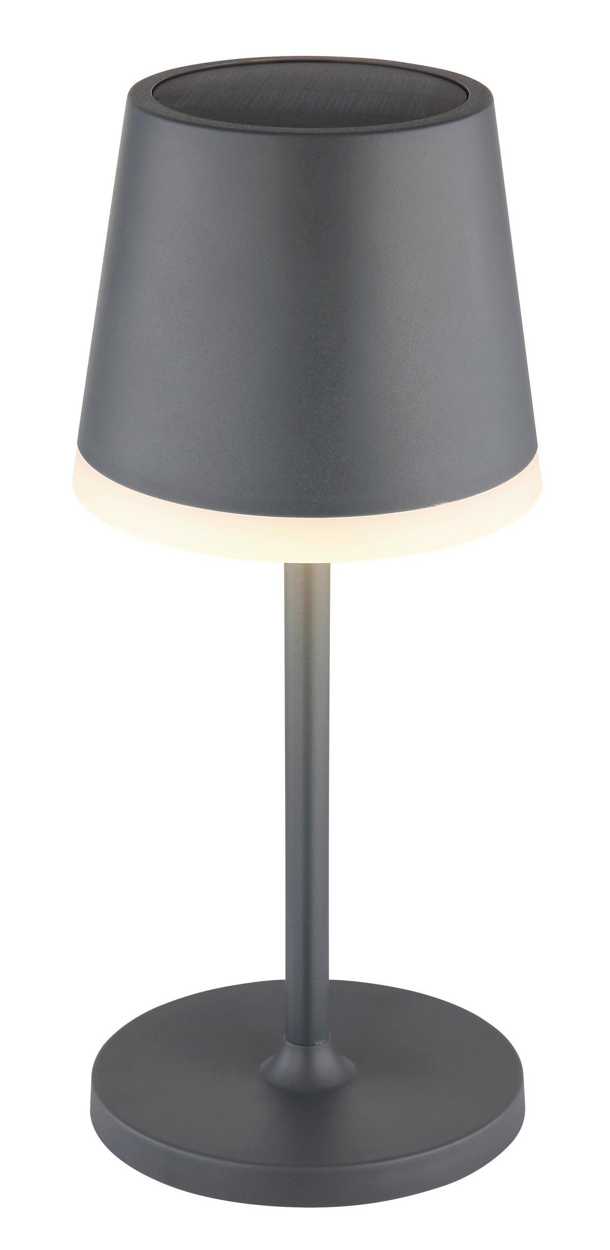 Solarleuchte 36637a - Anthrazit/Schwarz, Design, Kunststoff/Metall (11/26-41cm) - Globo