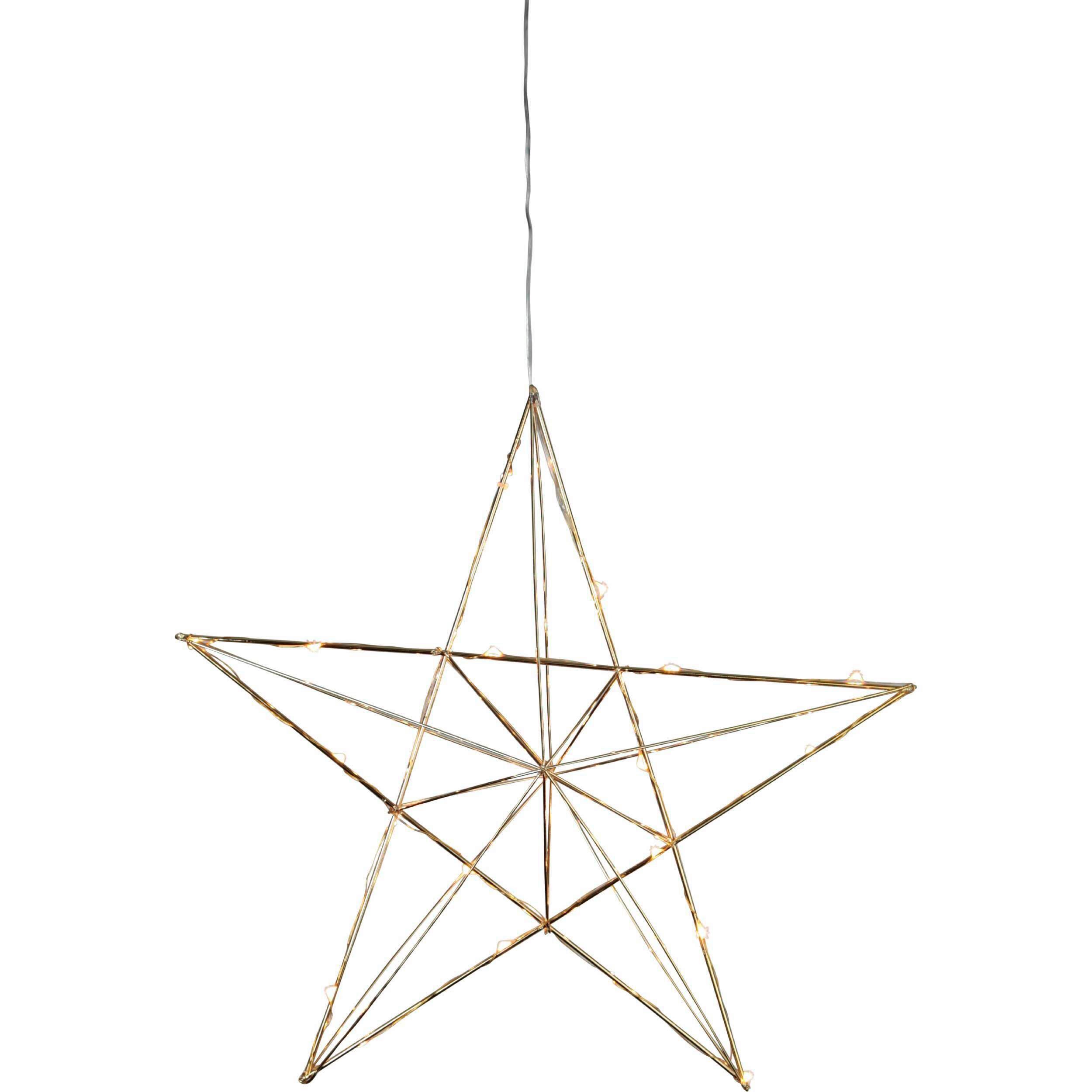 Led-dekoleuchte 411019_line - Transparent/Messingfarben, Basics, Metall (38/10/36cm) - Eglo