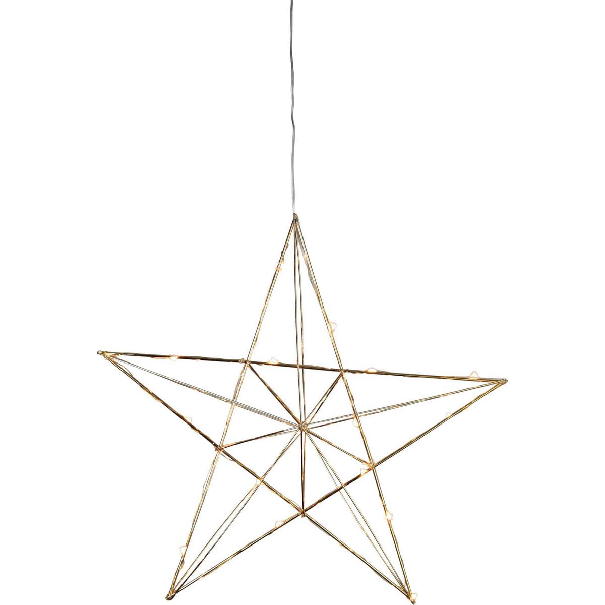 LED-Dekoleuchte 411019_line - Transparent/Messingfarben, Basics, Metall (38/10/36cm) - Eglo