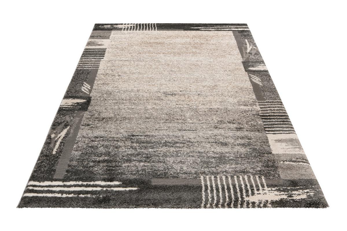 Flachwebteppich My Frisco 284 - Grau, Basics, Textil (160/230cm) - Obsession