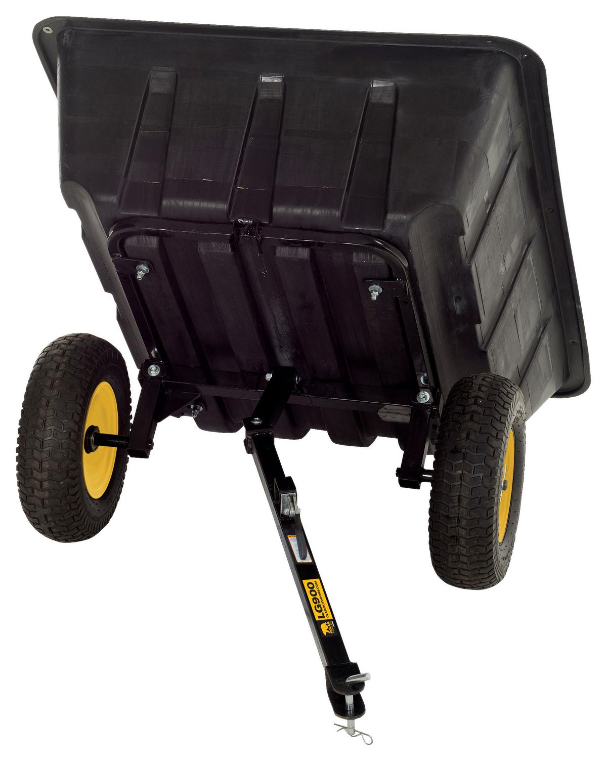 Gartenkarre Trailer Schubkarre Lg900 - Schwarz, Basics, Kunststoff (94/71/175cm)