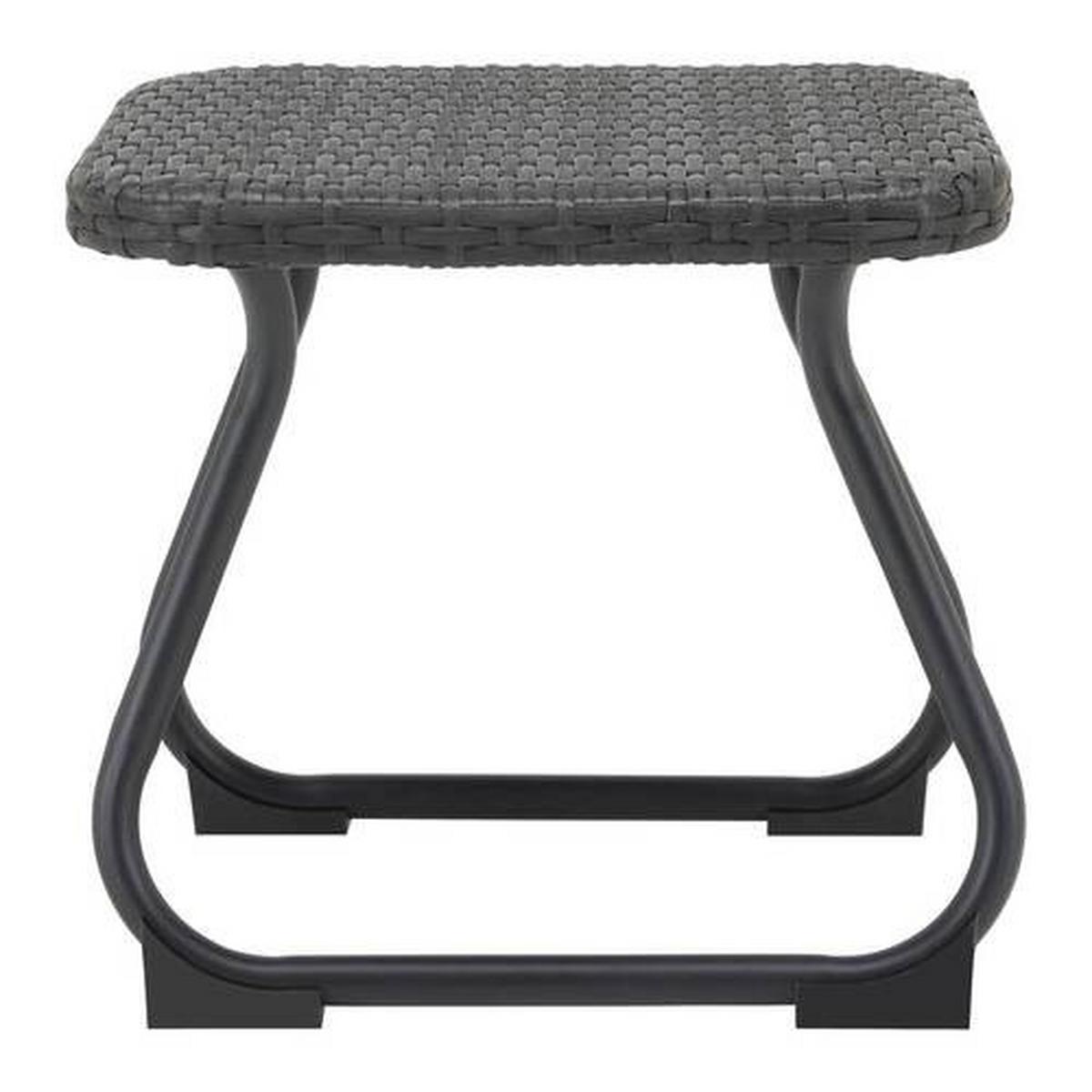 Záhradná súprava AUGUSTINA tm. sivá - tmavosivá, Modern, kov/plast - Bessagi Garden