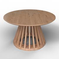 Konferenčný stolík ENNIO, farba duba - farba duba, Modern, drevo/kompozitné drevo (80/40cm) - Bessagi Home