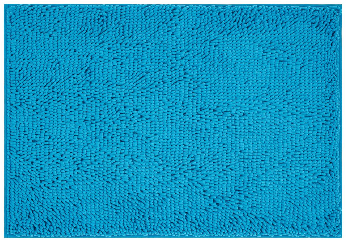 Badematte Liliane - Türkis, KONVENTIONELL, Kunststoff (60/90cm) - Ondega