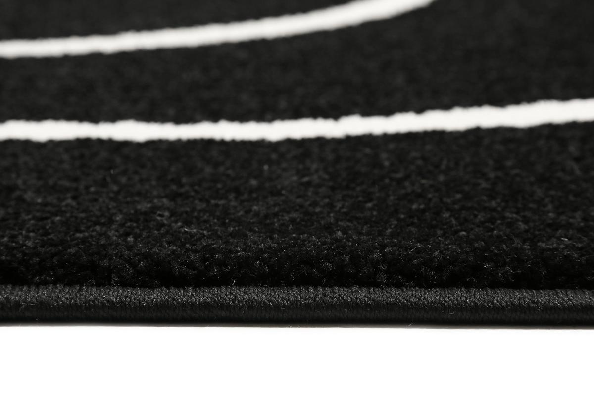 Webteppich Artist Schwarz/Weiß 200x290 cm - Schwarz, Design, Textil (200/290cm) - Esprit