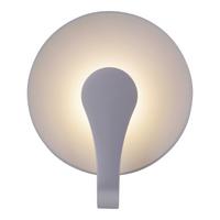 Led-wandleuchte Stan, Warmweiß, Rund - Silberfarben, Basics, Kunststoff/Metall (19cm) - Näve