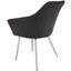 Stuhl Sabrina Grau - Chromfarben/Grau, MODERN, Textil/Metall (51/86/55cm) - Ombra