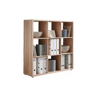 Raumteiler Nizza B: 106,5cm Sonoma Eiche - Silberfarben/Sonoma Eiche, MODERN, Holzwerkstoff (106,5/108,5/33cm) - MID.YOU