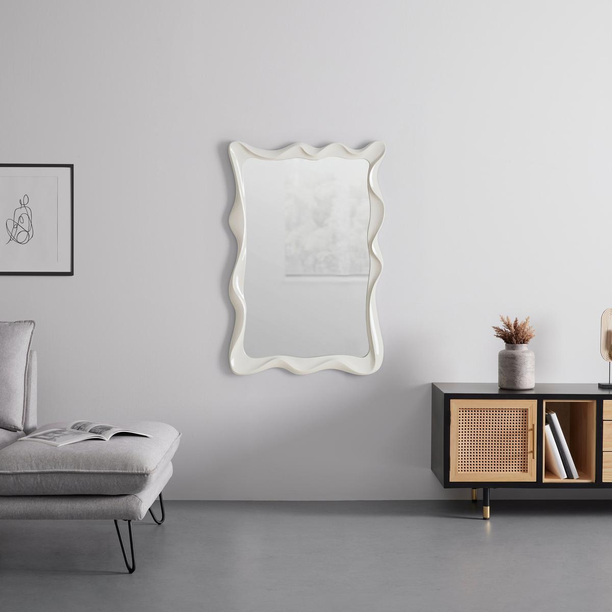 ZRKADLO SINA -EXKLUSIV- - kašmírová/krémová, Modern, kompozitné drevo/plast (80/120/5cm) - Mömax