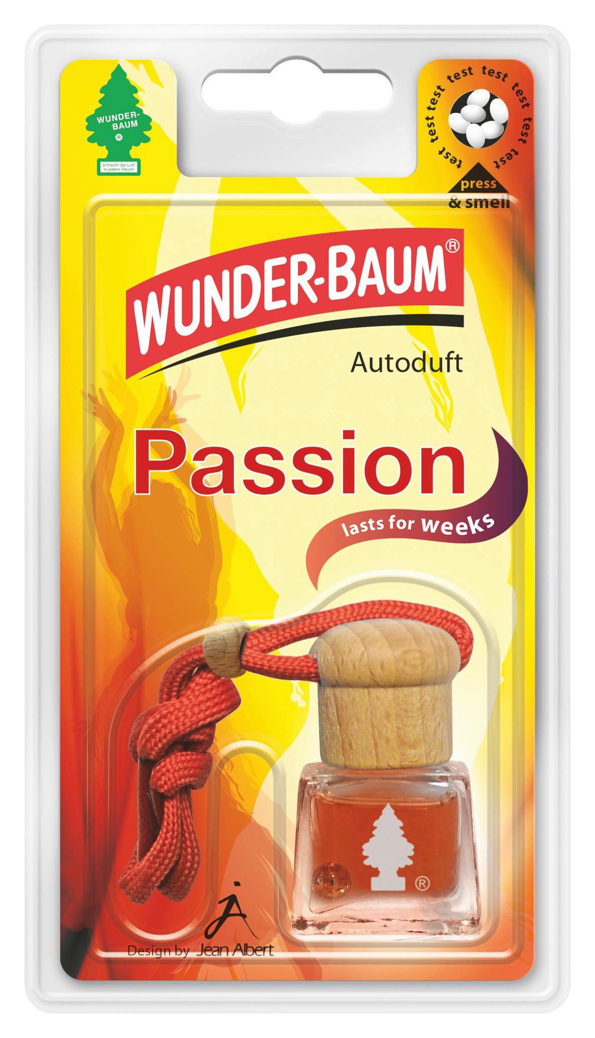 Wunderbaum zum Hängen mit Passionsduft 1 Stk. - Orange, MODERN, Glas (8/19/2cm) - Wunderbaum