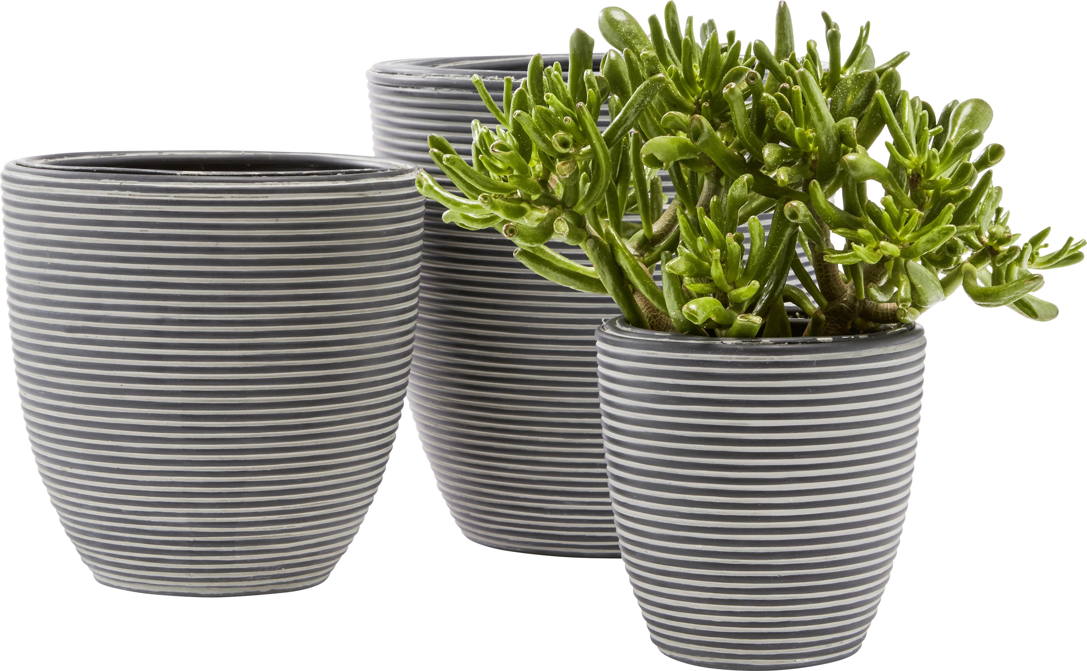 OBAL NA KVETINÁČ MARLENE - čierna, Lifestyle, plast (15/15cm) - Mömax