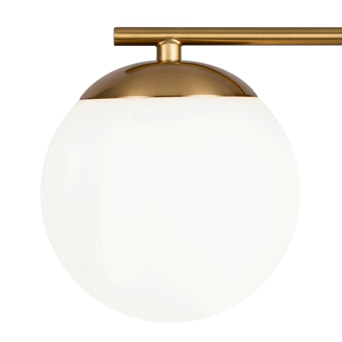 Wandleuchte Marble - Messingfarben, Trend, Glas/Metall (21/20/21cm) - MAYTONI