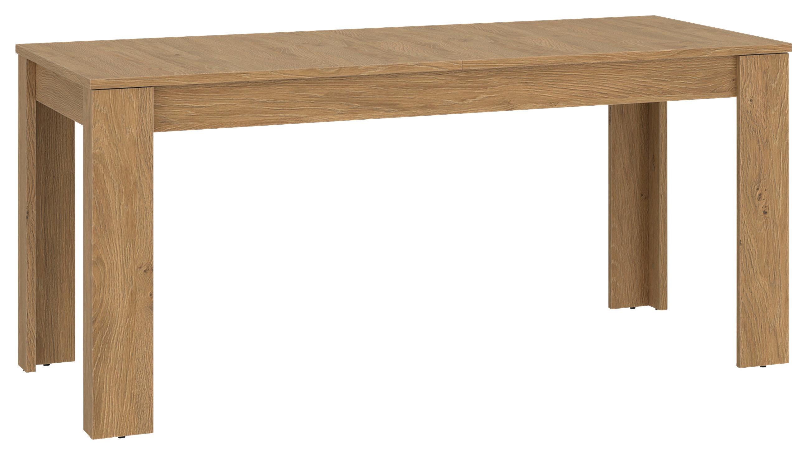 Ausziehtisch Aretta Eichefarben B: 160-200cm - Eichefarben, MODERN, Holzwerkstoff (160-200/76,6/90cm)