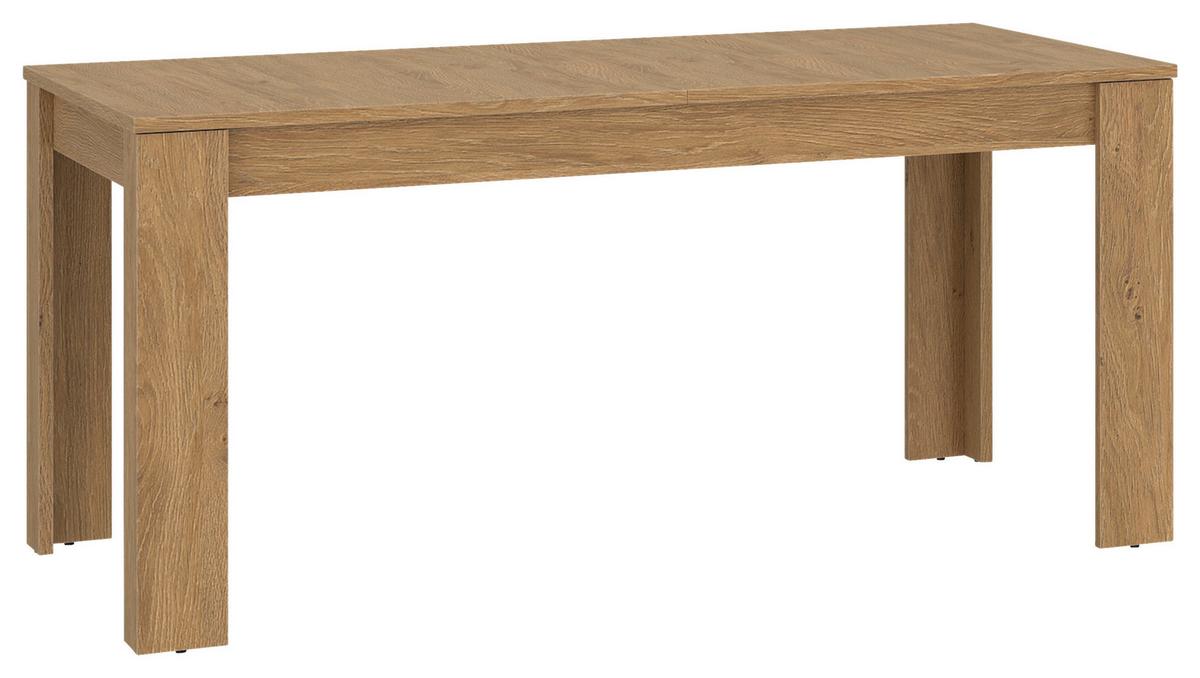 Ausziehtisch Aretta Eichefarben B: 160-200cm - Eichefarben, MODERN, Holzwerkstoff (160-200/76,6/90cm)