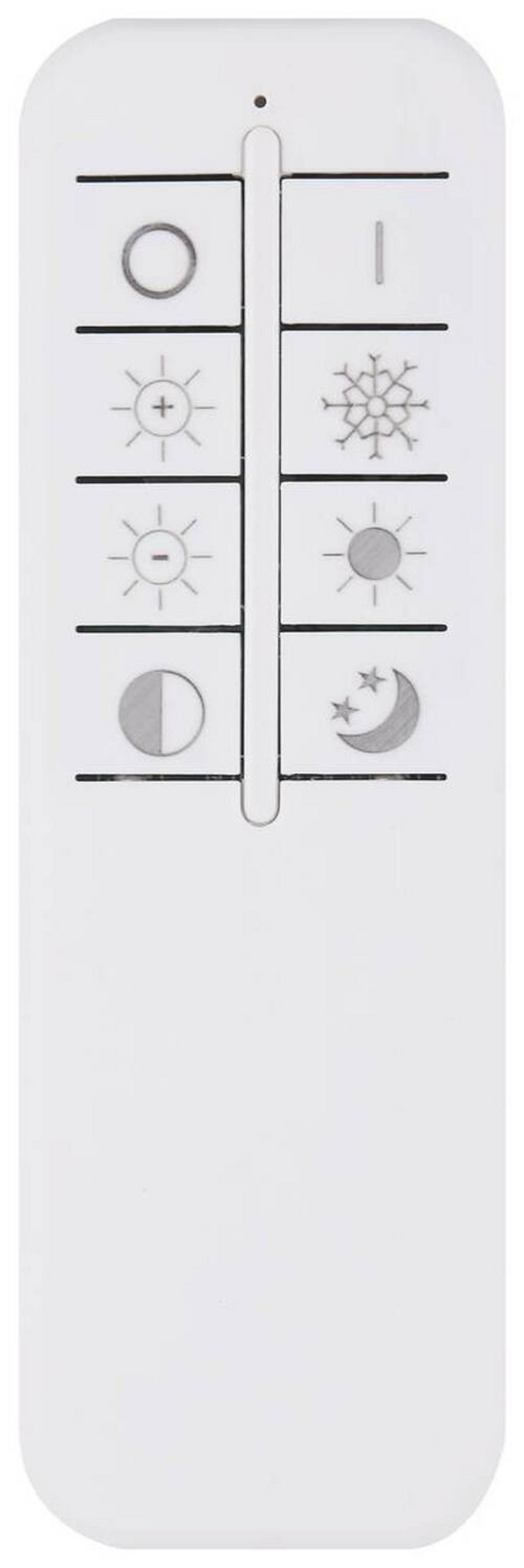 LED-Hängeleuchte Tabano H: 120 cm 1-Flammig - Anthrazit/Opal, Basics, Kunststoff/Metall (50/120cm) - Globo