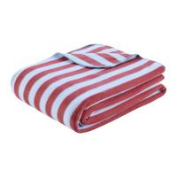 FLEECOVÁ DEKA MALTE - bordová/pastelová modrá, Konventionell, textil (130/170cm) - Mömax