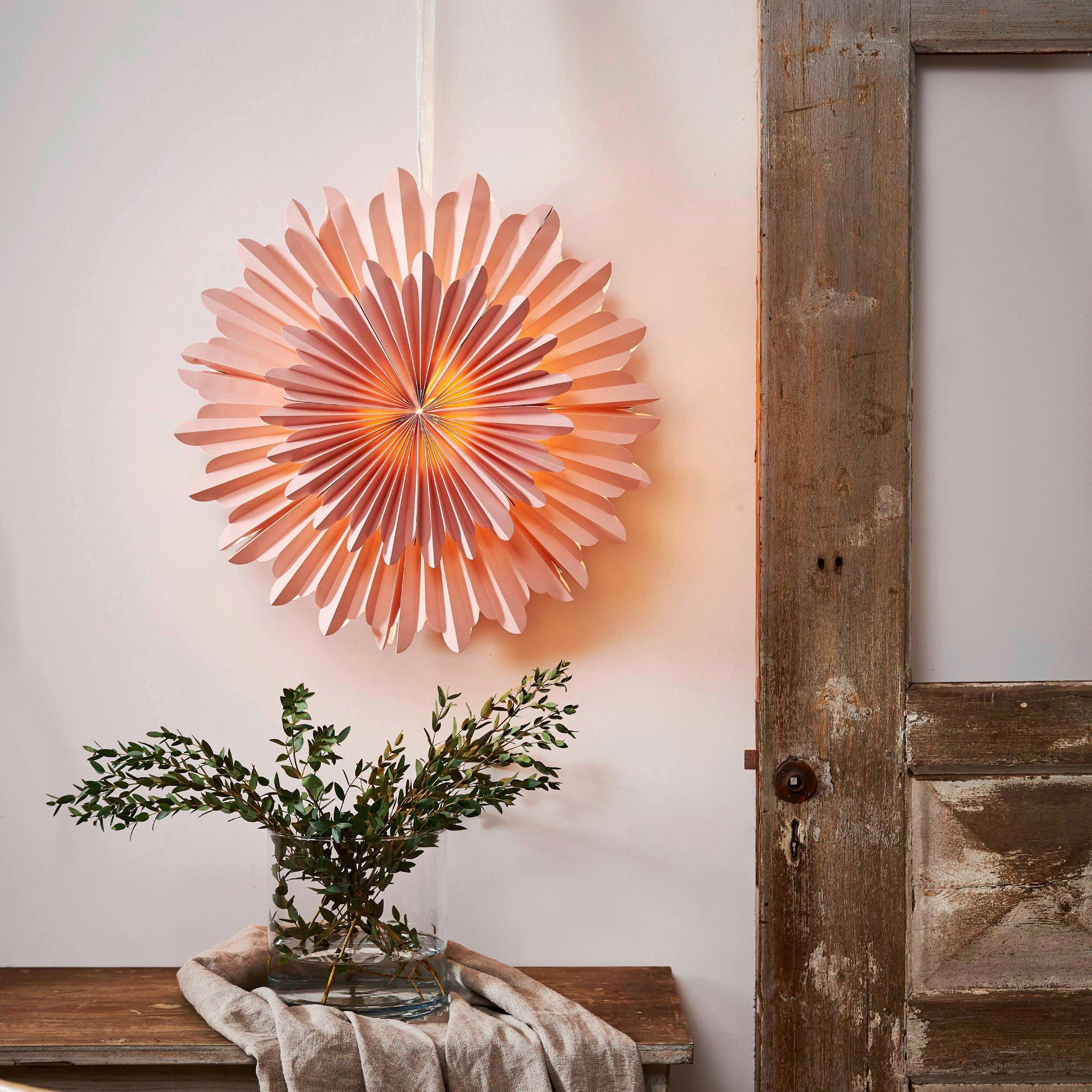 LED-Dekoleuchte 411382 Crystal - Pink, Basics, Papier (50/20/50cm) - Eglo