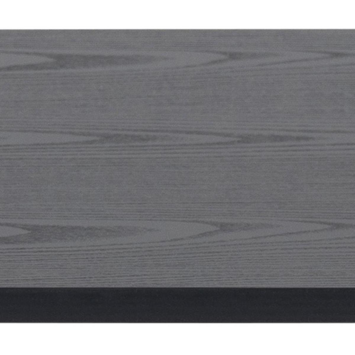 Konferenčný stolík ANGUS - čierna, Modern, kov/kompozitné drevo (115/60/40cm)